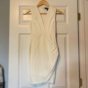 White bodycon dress